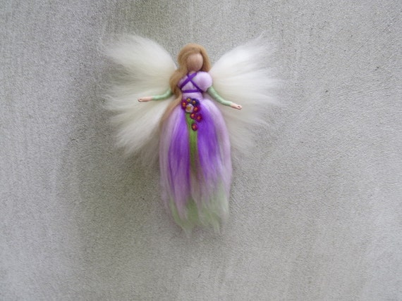 Angel Elisa needle felted and waldorf inspried | Etsy