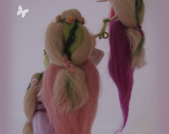 Fairy Mobile, waldorf inspried, needle felted,