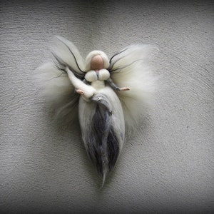 Neelde felted fairy, waldorf inspired, 