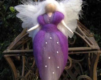 Little guardian angel, waldorf inspired, felted