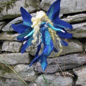 TABEA mermaid, Waldorf doll, Wool fairy ooak