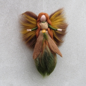 Forest Fairy waldorf inspried wool doll