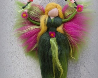 Silvy - Felted angel - needle felted and waldorf inspried