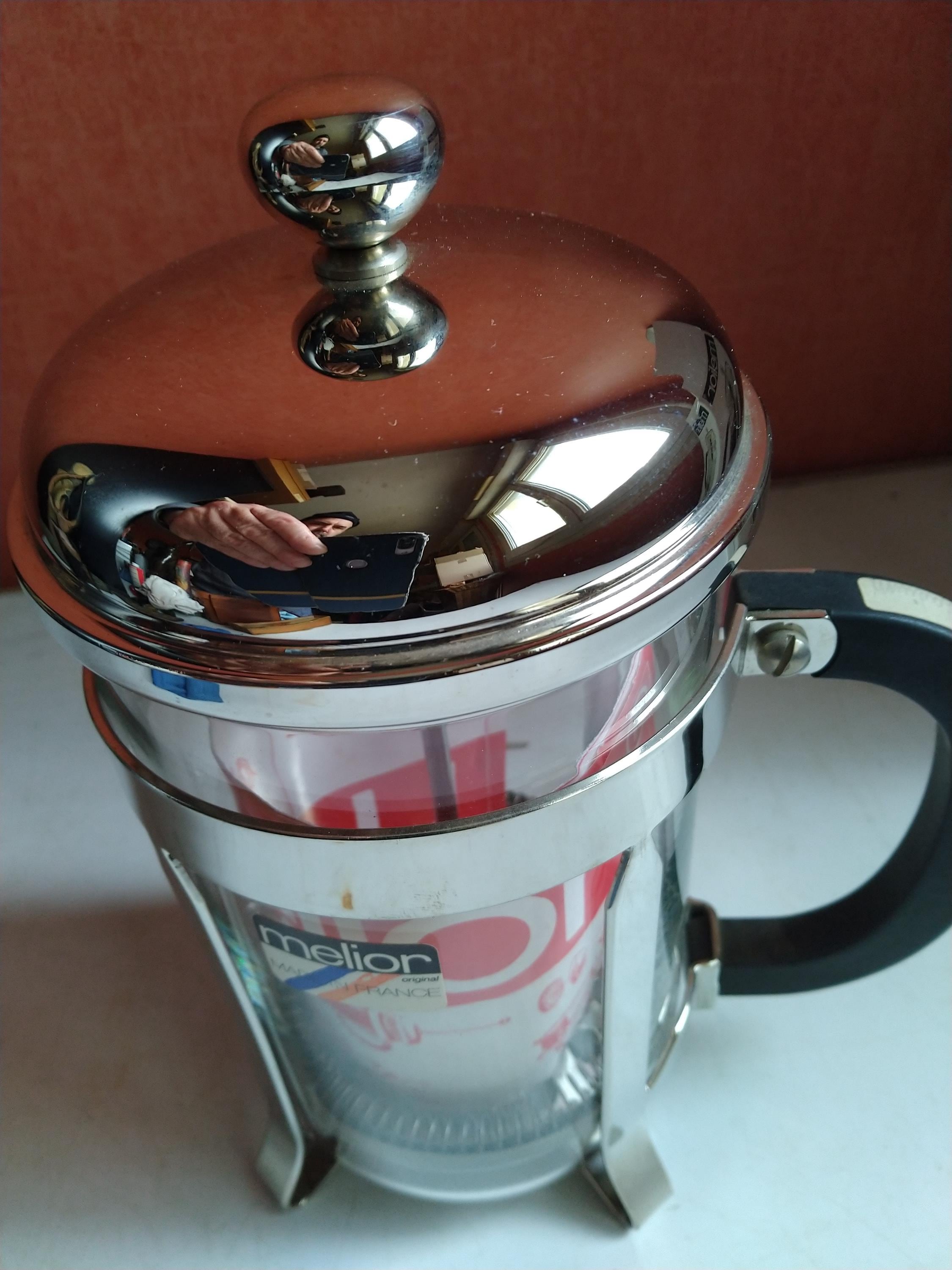 Cafetière à piston en verre pyrex 12 tasses | Selency