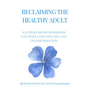 Schema Modes Workbook | Schema Therapy Guide for Inner Child, BPD Journal, CBT Worksheets