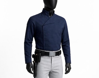 Disfraz de piloto rebelde de Star Wars, conjunto de camisa y pantalones, uniforme de ciencia ficción, disfraz personalizado.