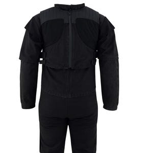 Black Tactical Flight Suit | Sci-Fi Cosplay Jumpsuit