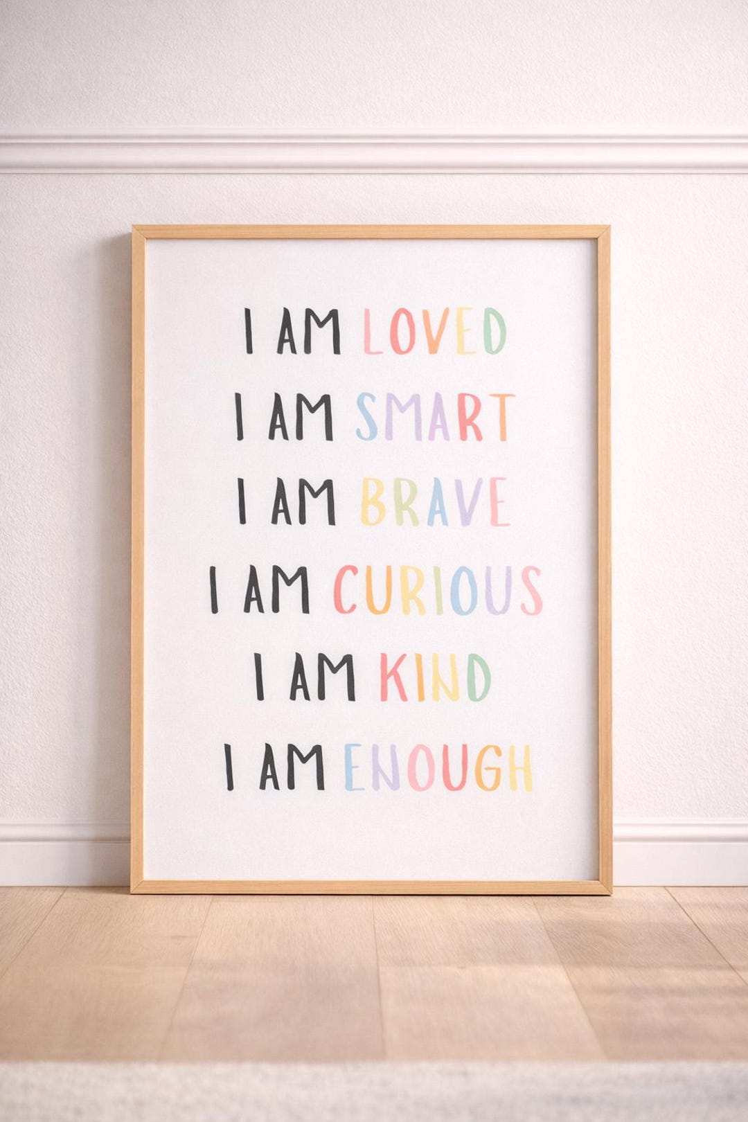 Kids Affirmation Poster Printable | Positive Classroom Decor ...