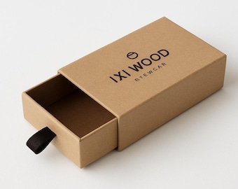 Anpassad kartonglåda - Vit smyckeslåda - Personlig styv utdragbar förpackning - Partihandel