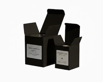 Anpassad ljusask som förpackar ditt varumärke | Helt personlig storlek och varumärkesbyggande Minsta beställning 100