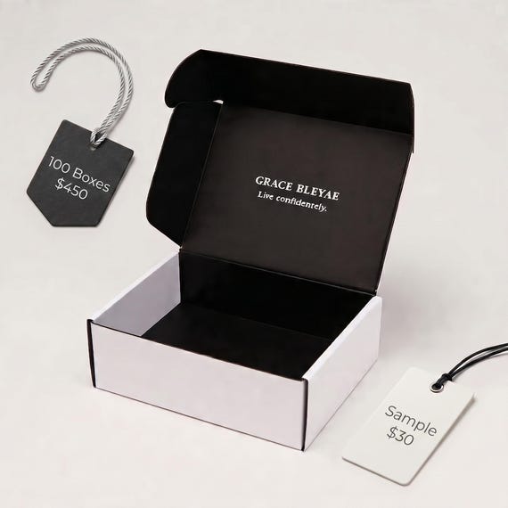 Custom Logo Gift Boxes - Bulk Personalized Cardboard Mailing Boxes - Wholesale Wedding Favor Packaging