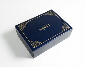 Specialtryckt lyxig styv låda - Magnetisk stängning Presentförpackning Märkt minnesbehållare - Partihandelsutskick