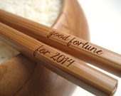 Custom New Years Chopsticks for 2014