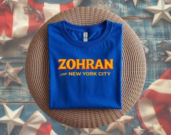Zohran for New York City Shirt, Zohran Mamdani 2025 T-Shirt, Vote For Zohran Tee, Progressive Democrats Sweatshirt, Zohran for Mayor Hoodie