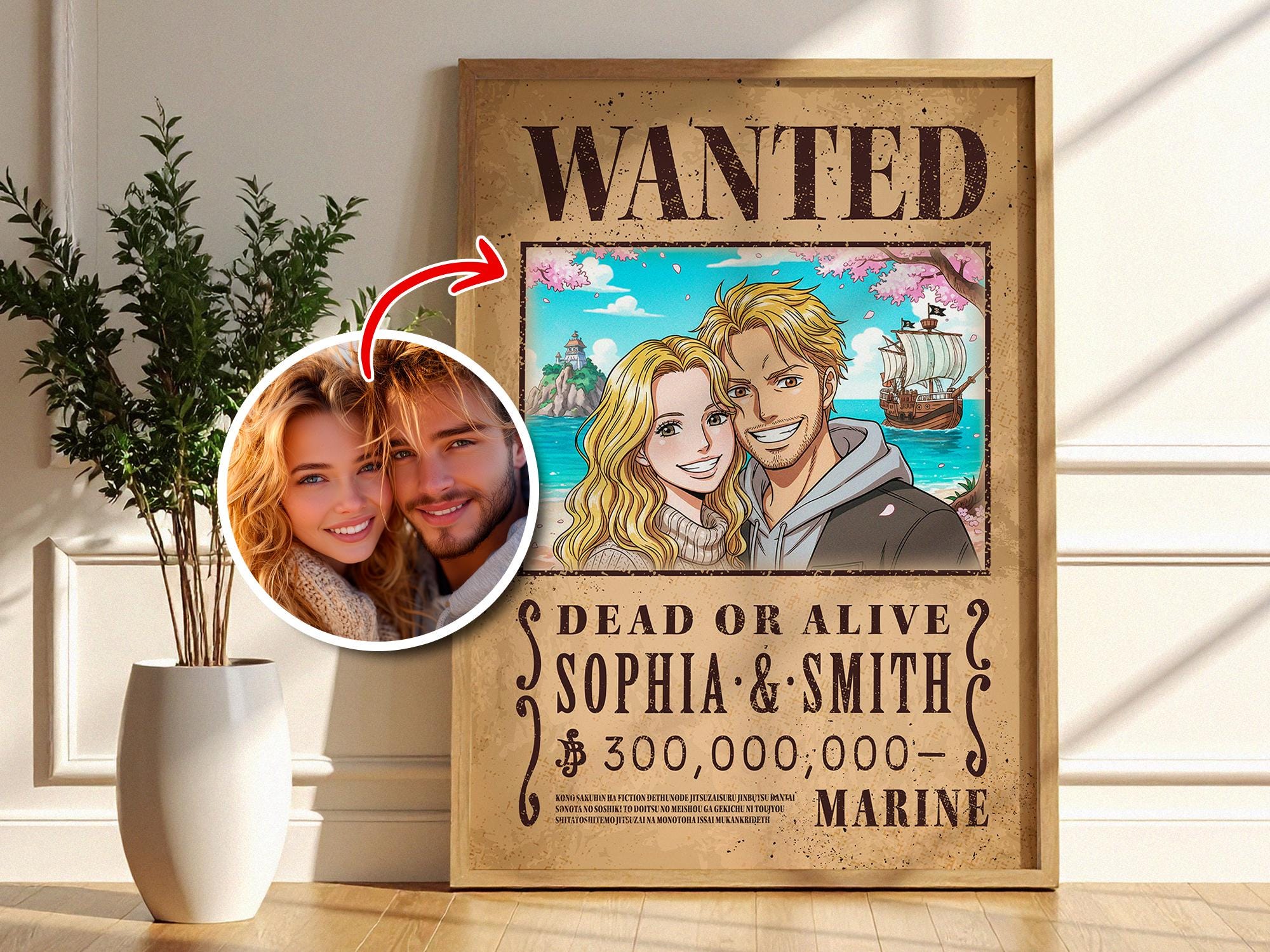 Wanted poster one piece - Etsy 日本