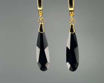 Jet Crystal Earrings