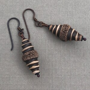 Brown Cocoon Earrings image 1