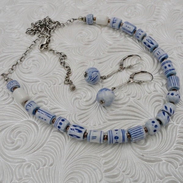 Spaces In Between Ceramic Bead Necklace