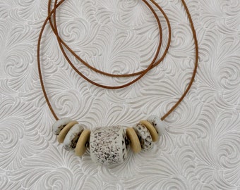 Porcelain Bead Necklace