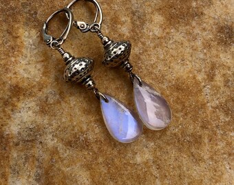 Moonstone and Sterling Earrings