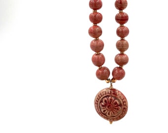 Ceramic Flower Necklace