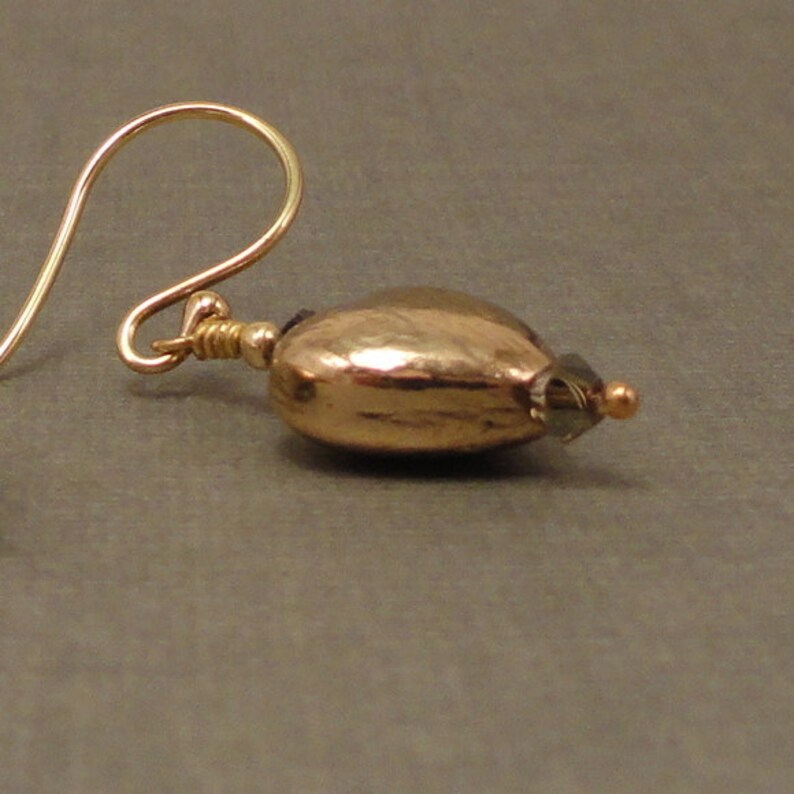 Bronze Heart Earrings image 4