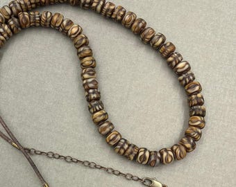 Cappuccino Swirl Necklace