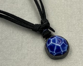Indigo Geode Necklace
