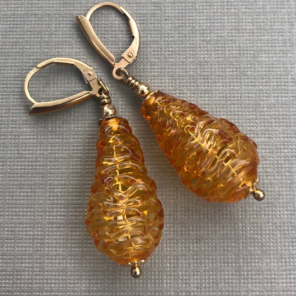 Spun Glass Earrings