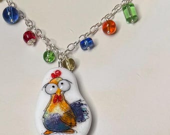 Wonky Chicken Necklace