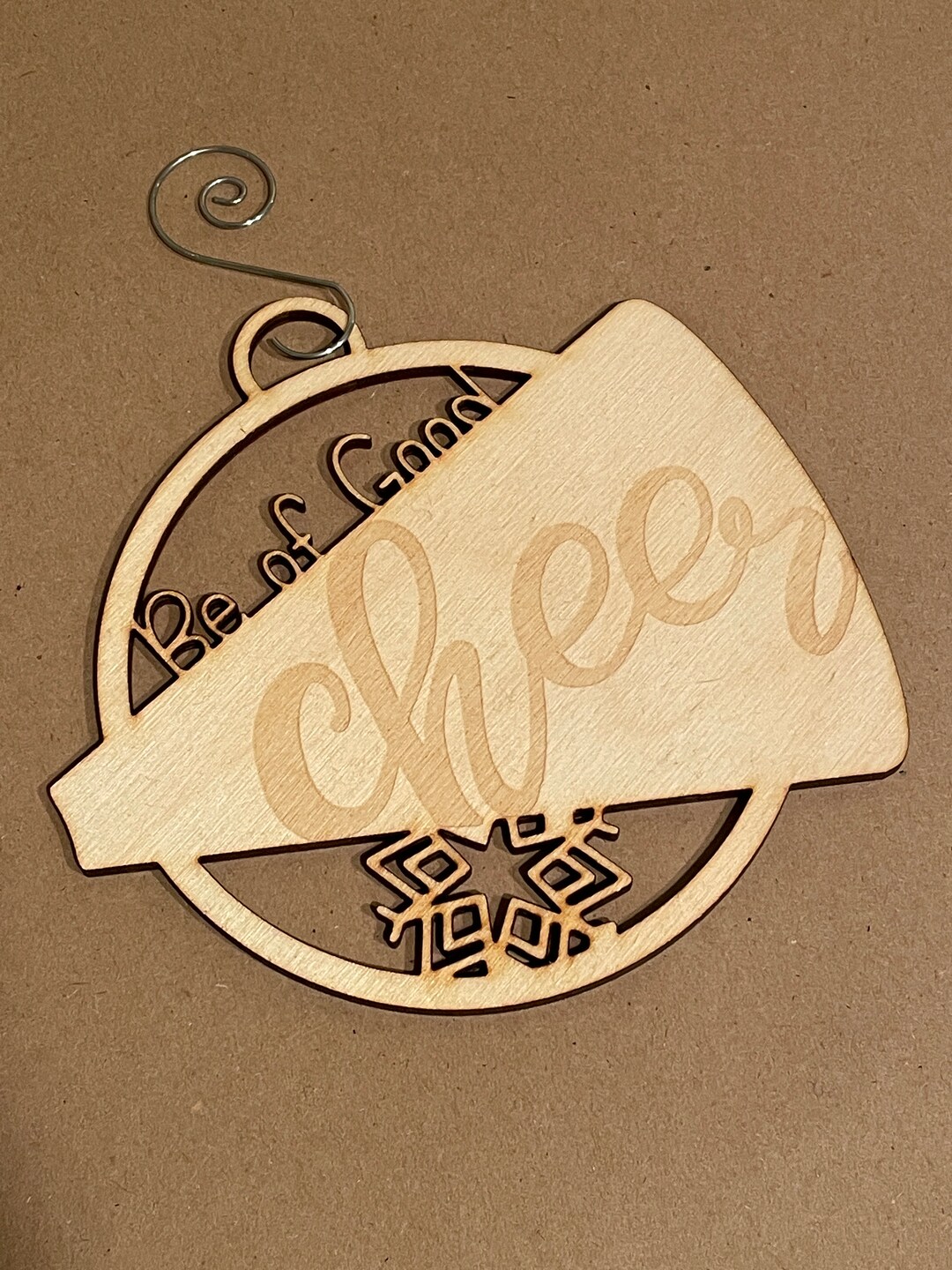 Wooden Engraved Cheerleading Megaphone Ornament Etsy