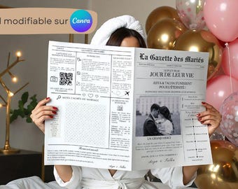 Modèle Gazette des Mariés - Journal Mariage
