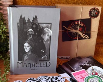 Manacled with Illustrations. English. German. Spanish. Italian. Hardcover. Full Story.