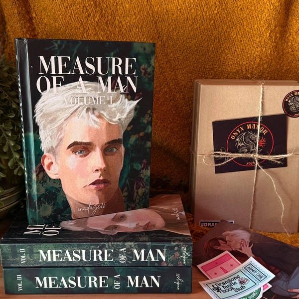 Mesure d'un homme. 3 tomes. anglais. Couverture rigide. Plein.