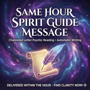 Spirit Guide Reading | Channeled Message From Your Guides | Personalized PDF
