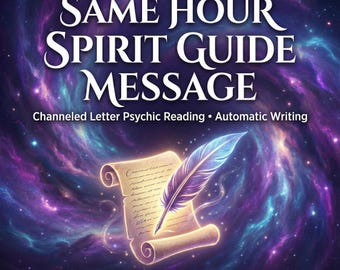 Spirit Guide Reading | Channeled Message From Your Guides | Personalized PDF