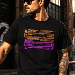 System Failure Tee | Glitch Art Aesthetic | Cyberpunk Gamer Shirt