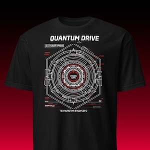 Quantum Drive Tee | Fusion Core Blueprint | Future Sci-Fi Tech