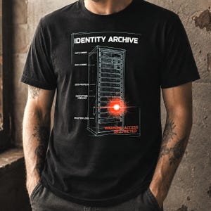 Camiseta Cyberpunk Mainframe para hombre, conjunto Techwear Blueprint, ropa gráfica de administrador de sistemas, hackers para hombres