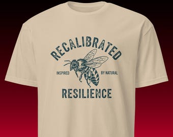 Camiseta Abeja Resiliencia | Camiseta Abeja Salud Mental Vintage | Regalo de Mindfulness