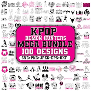 Kpop Demon Hunter Svg,Saja Boy Svg,Huntrix svg,Demon Hunters Inspired Svg,Cat And Bird Png,Kpop Idol Group,kpop svg,Cricut & silhouette