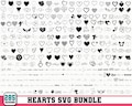 Heart Svg,Heart Text Dividers SVG,Doodle Heart Svg,Love Svg,Valentine Svg,Heart Wreath Svg,Sketch Heart Svg,Open Heart,Cricut & Silhouette product logo