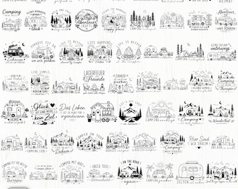 German Camping svg,Camping svg,Camping Caravan SVG,German svg,Camper Life svg,Outdoor Adventure,Camping Sprüche Svg,Cricut & Silhouette