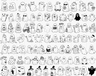 Ghost svg,Cute Ghost svg,Floral Ghost svg,Halloween svg,Spooky season svg,Spooky Ghost svg,Trick or Treat svg,Fall svg,Cricut & Silhouette
