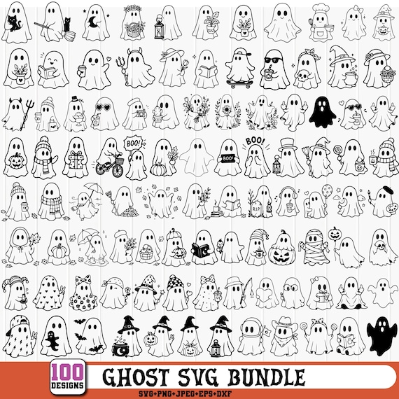 Ghost svg,Cute Ghost svg,Floral Ghost svg,Halloween svg,Spooky season svg,Spooky Ghost svg,Trick or Treat svg,Fall svg,Cricut & Silhouette