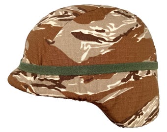 Desert Tiger Stripe Camouflage Helmet Cover