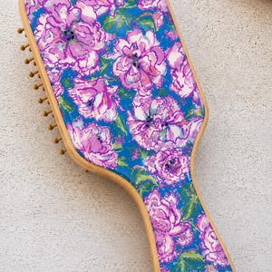 Painted Paddle Hairbrush - Etsy display picture 2