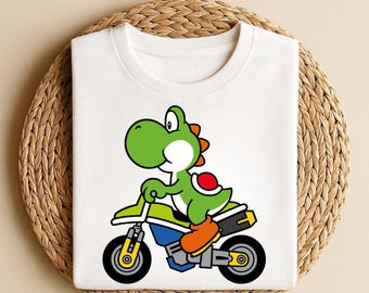 Yoshi Mario Kart Shirt: Super Mario Gaming Tee