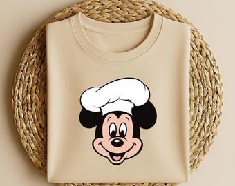 Mickey Mouse Chef Shirt, Vintage Mickey Shirt, Disney Vacation Shirt, Disneyland Mickey Shirt, Magic Kingdom Shirt, Classic Mickey Tee