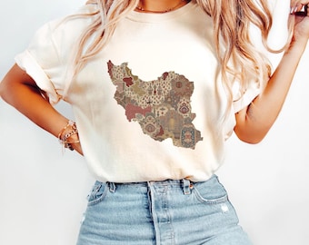 Iran T-Shirt, Free Iran Shirt, Persian Flag Shirt, Iran Flag Lion and Sun Shirt, Old Iran Flag Shirt